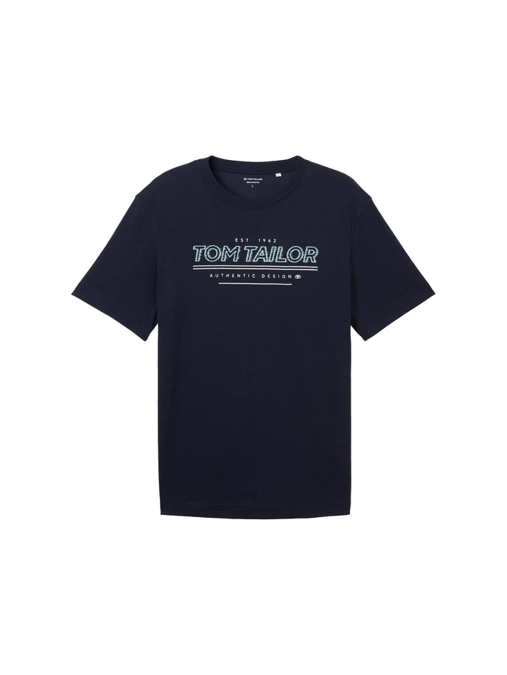 T-Shirt With Print - Sky Blue