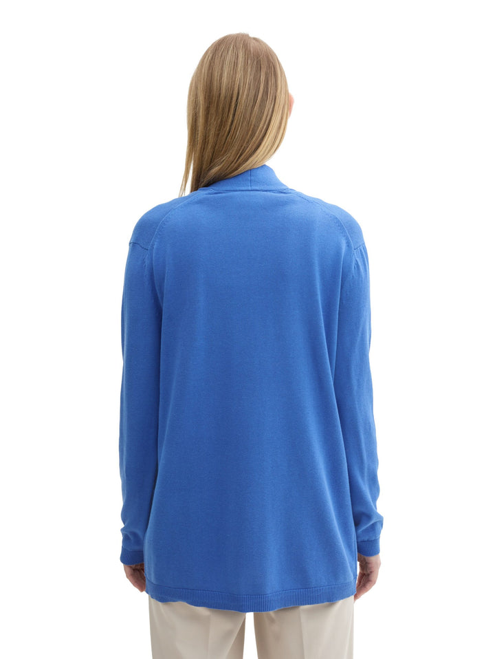 Knit Basic Open Cardigan - Light Blue