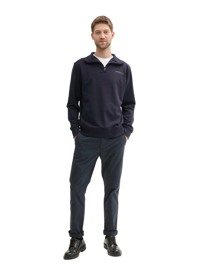 Troyer With Print - Sky Blue