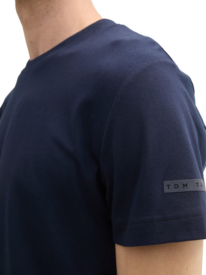 Fitted Smart Basic T-Shirt - Sky Blue