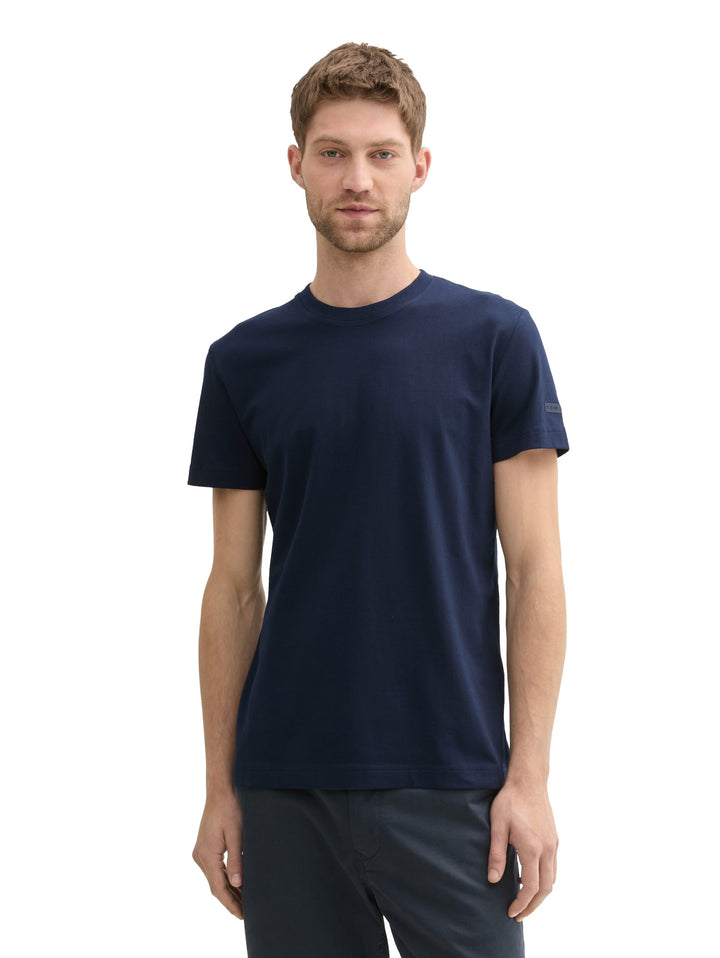 Fitted Smart Basic T-Shirt - Sky Blue