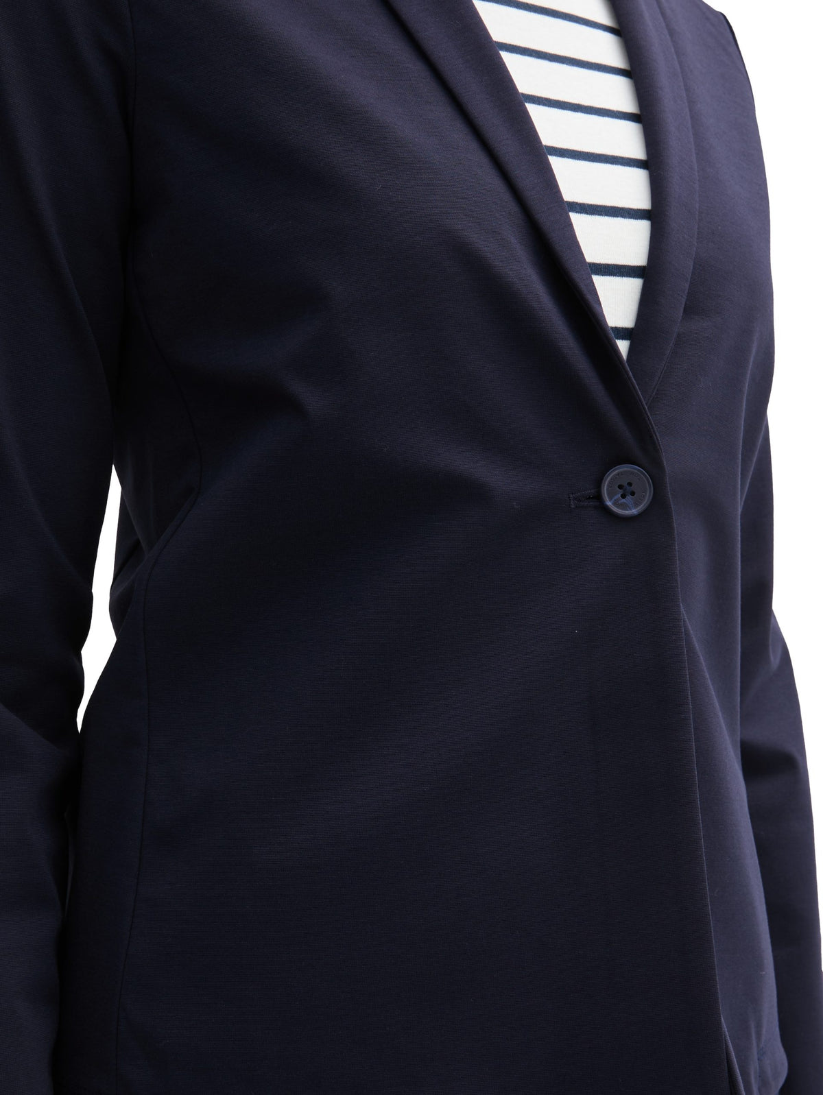 Easy Solid Blazer - Blue