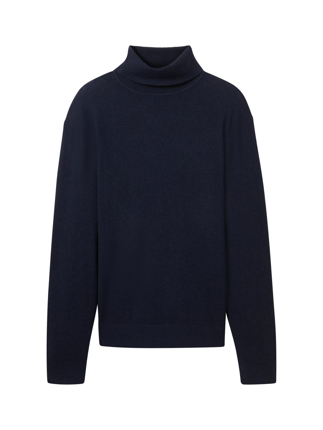 Cosy Structure Turtleneck Knit - Blue