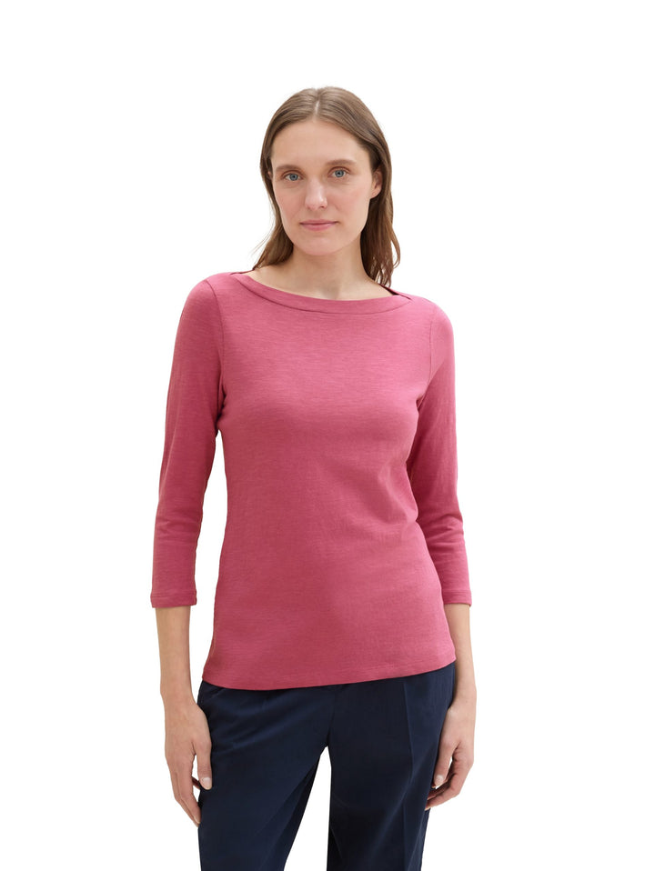 Tshirt Basic Slub - Pink