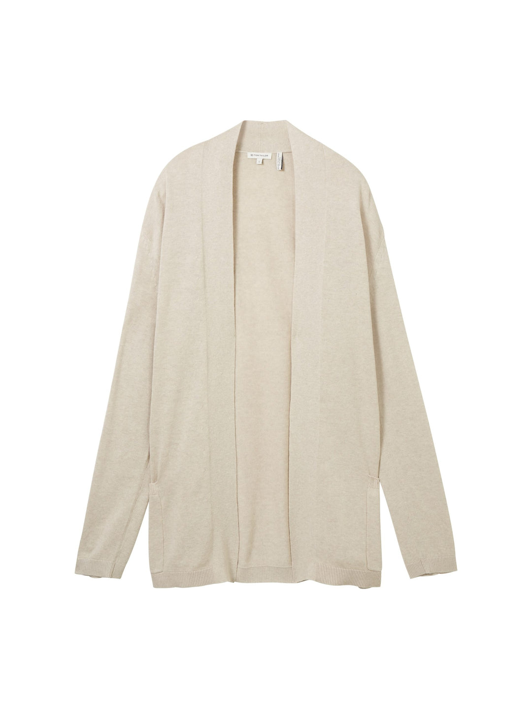 Knit Basic Open Cardigan - White