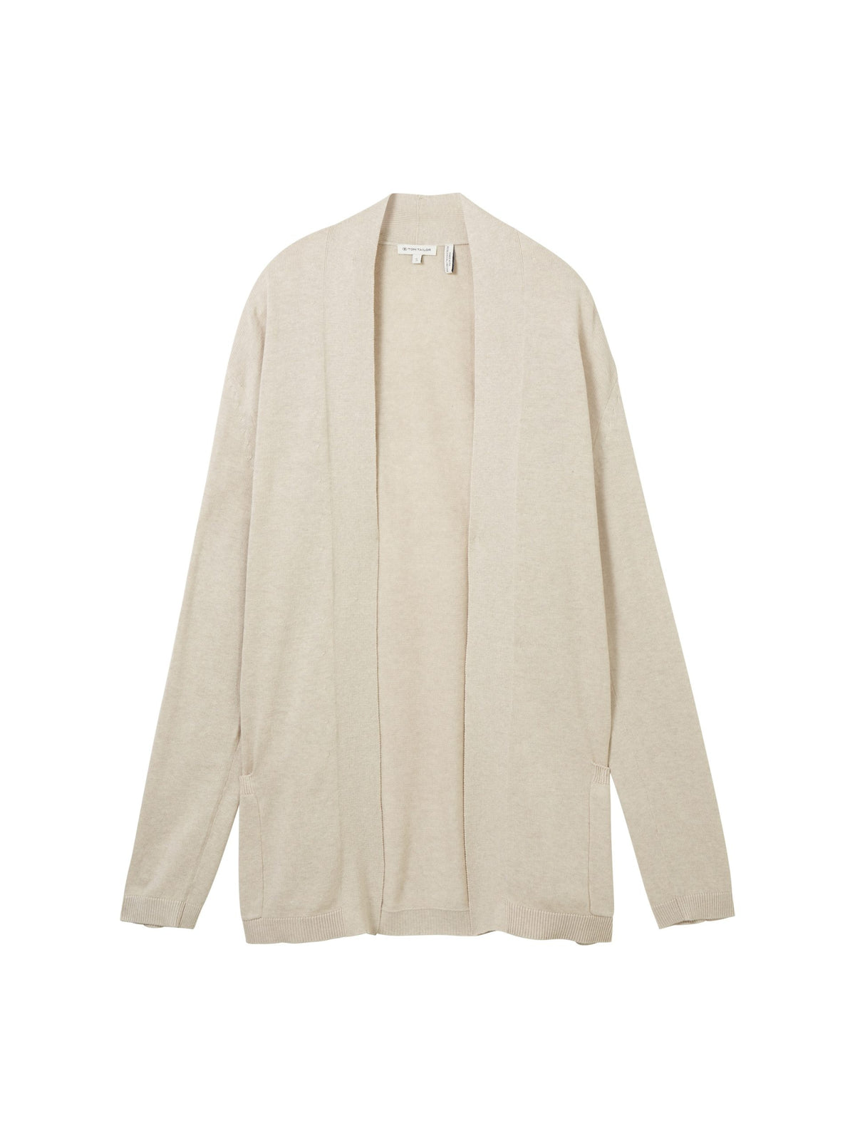 Knit Basic Open Cardigan - White