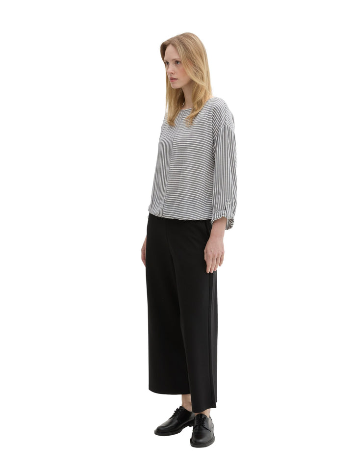 Stripe Mix Blouse - Blue