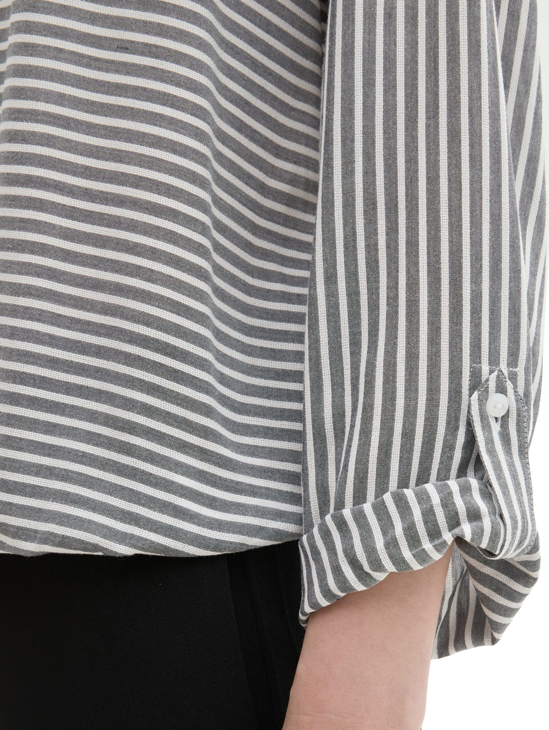 Stripe Mix Blouse - Blue