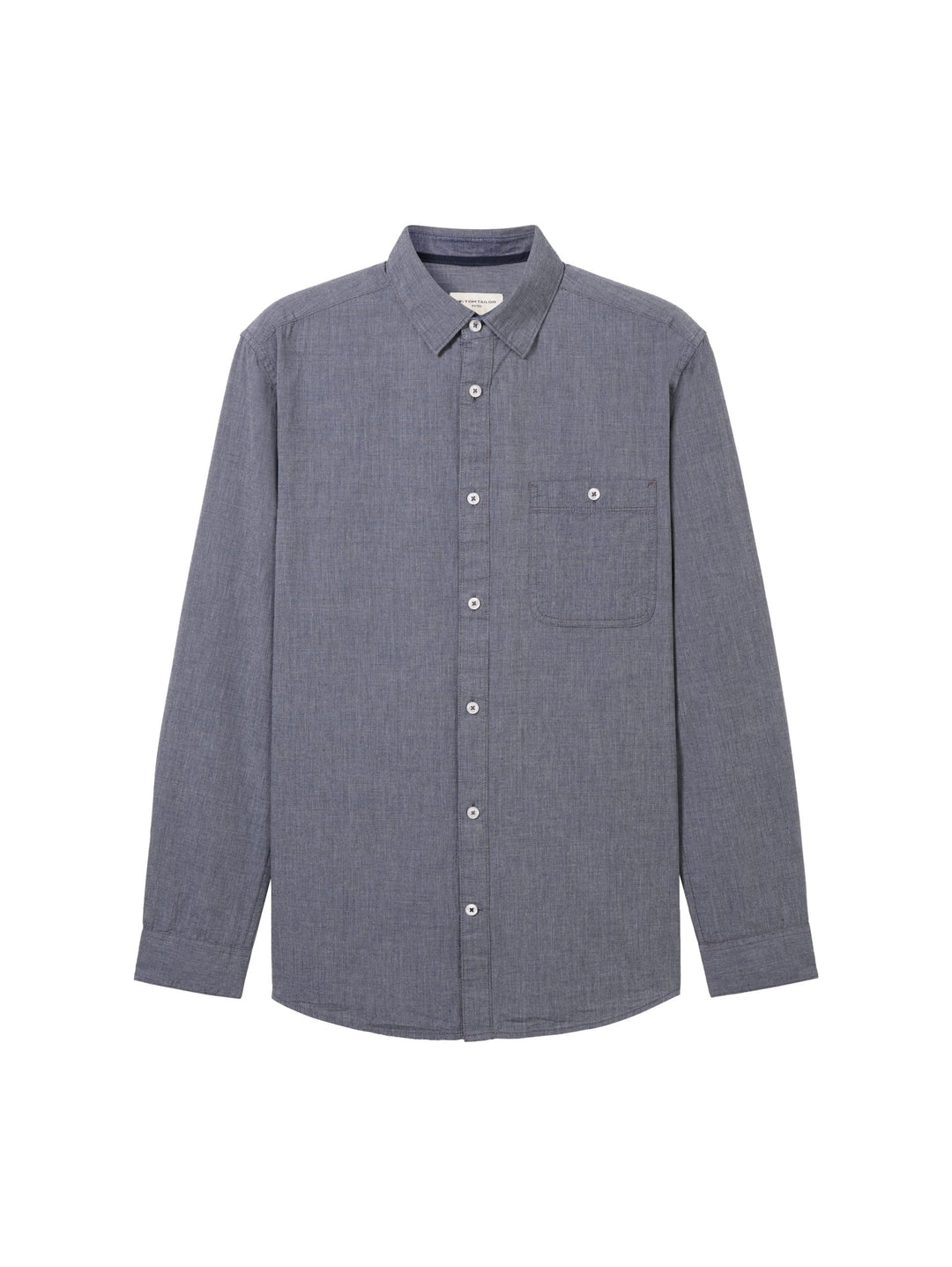 Fitted Twill Shirt - Blue