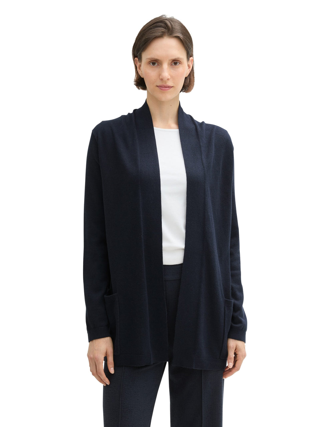 Knit Basic Open Cardigan - Sky Blue