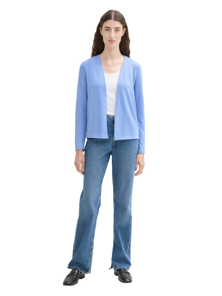 T-Shirt Cardigan - Blue