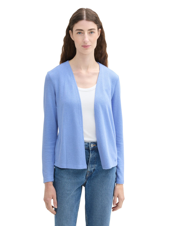 T-Shirt Cardigan - Blue