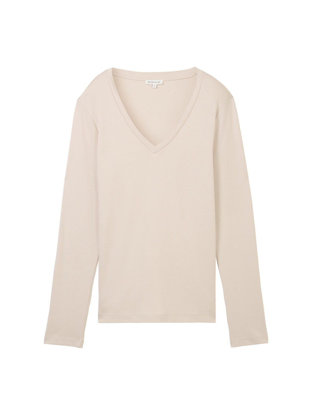 T-Shirt V-Neck Interlock - White