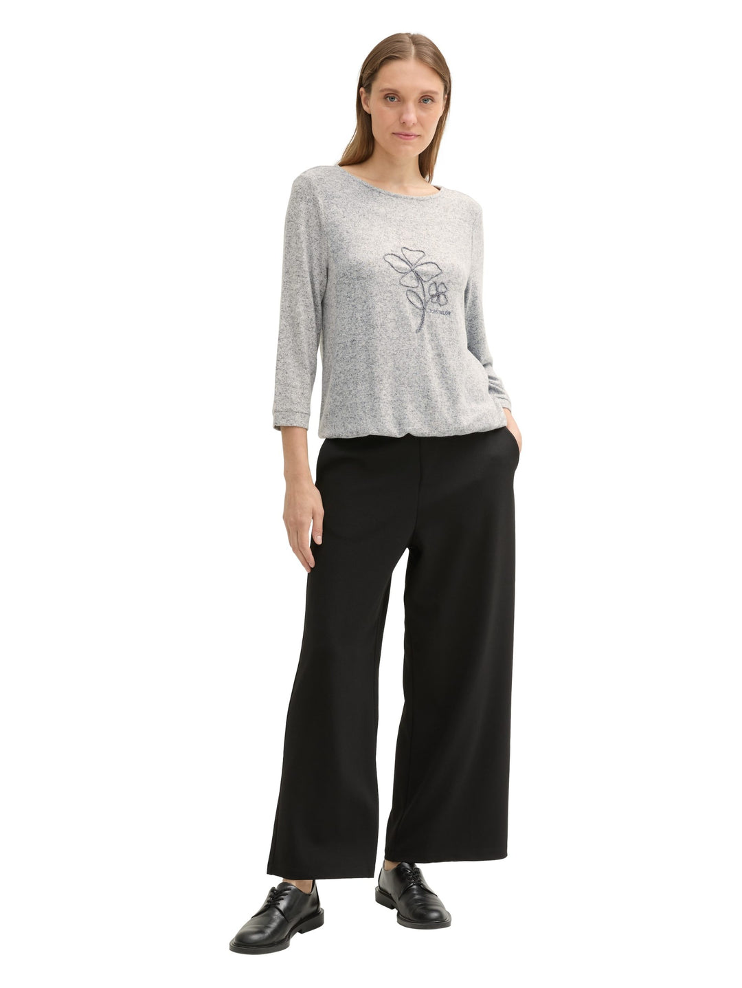 T-Shirt Cosy Wording - Gray