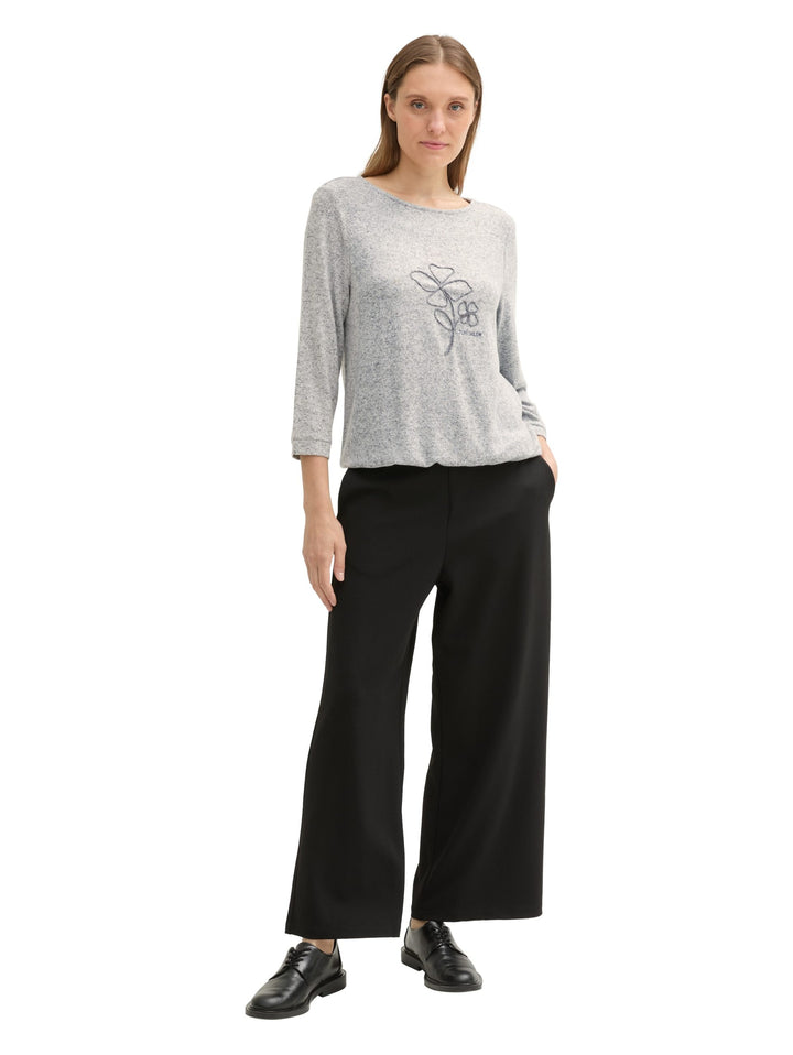 T-Shirt Cosy Wording - Gray