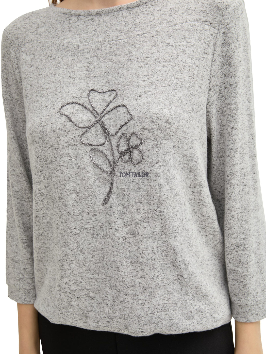 T-Shirt Cosy Wording - Gray
