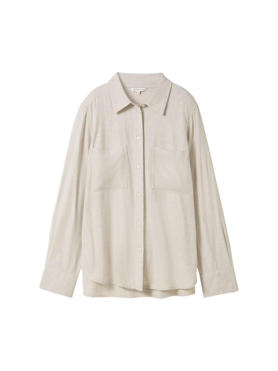 Cosy Melange Blouse - White
