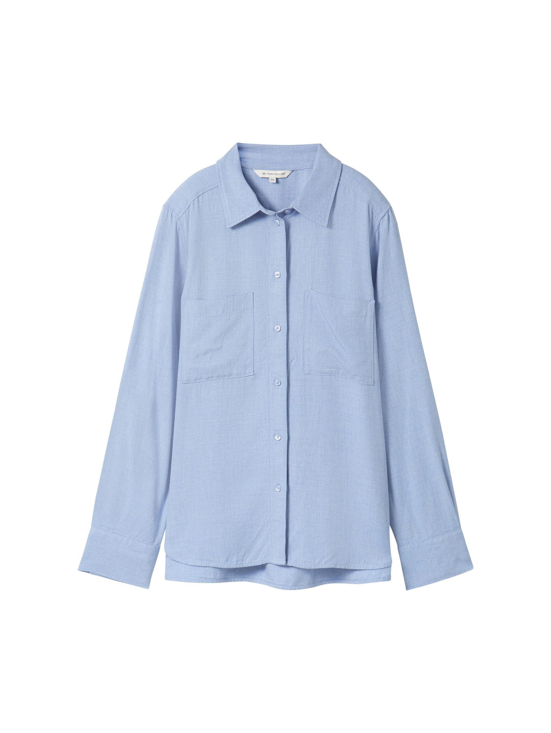 Cosy Melange Blouse - Blue