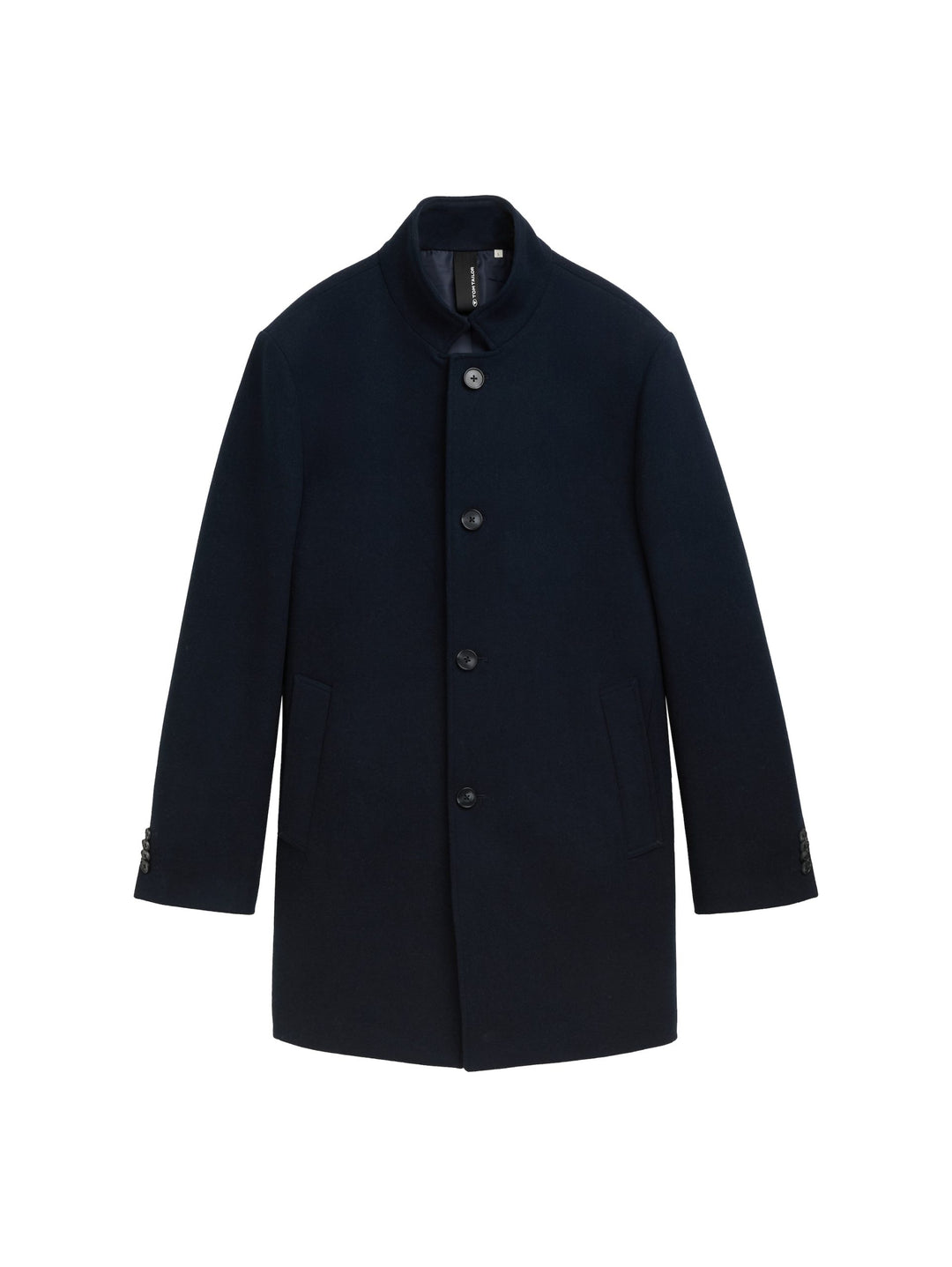 4 Button Coat - Blue