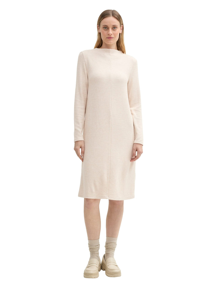 Cosy Structured Dress - Brown