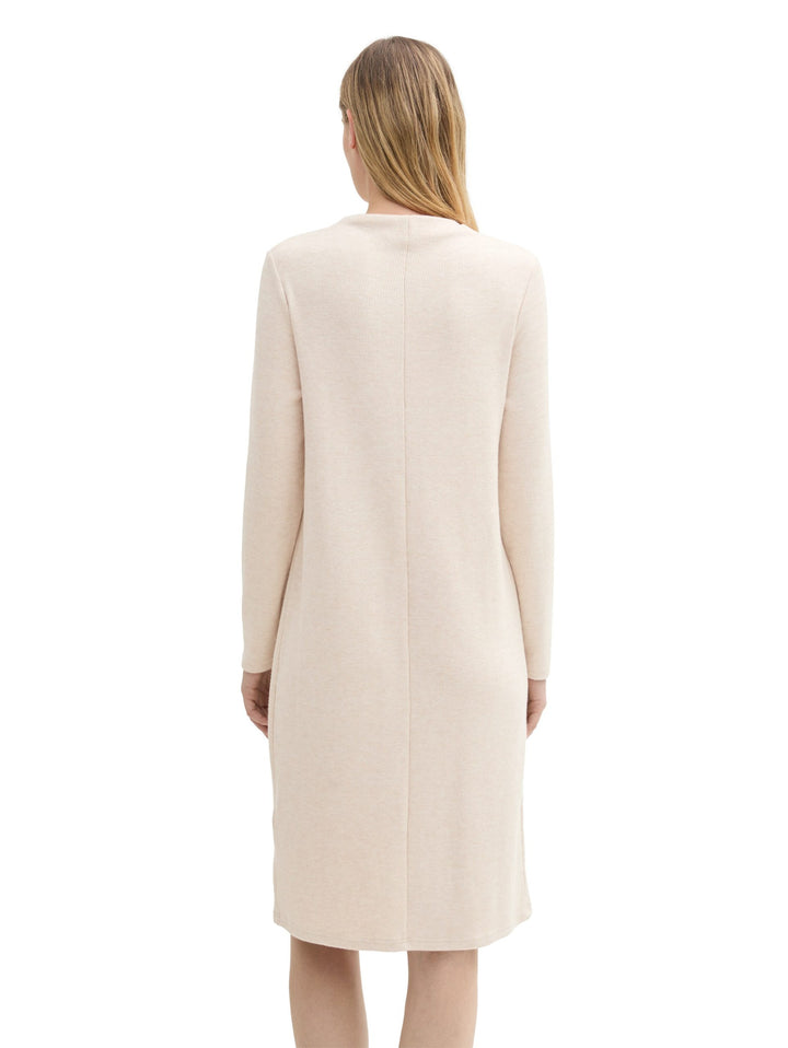 Cosy Structured Dress - Brown
