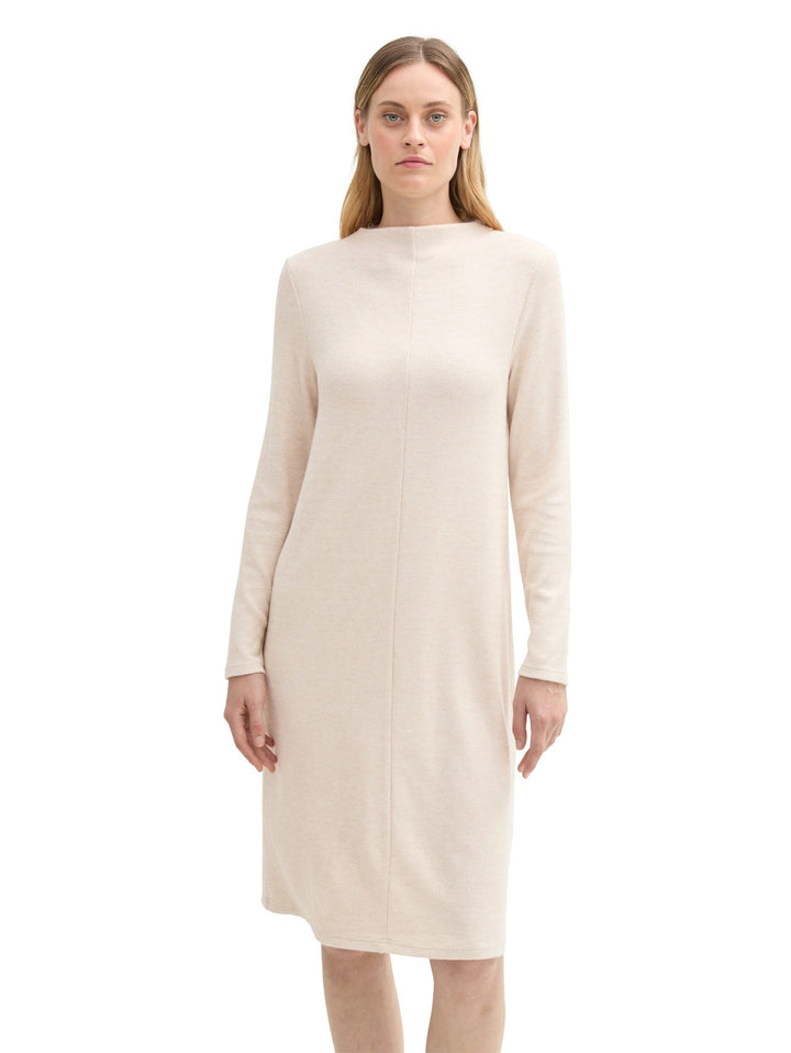 Cosy Structured Dress - Brown
