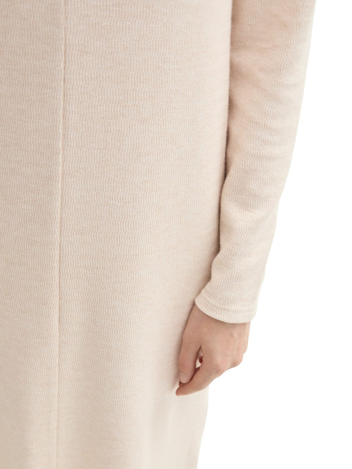 Cosy Structured Dress - Brown