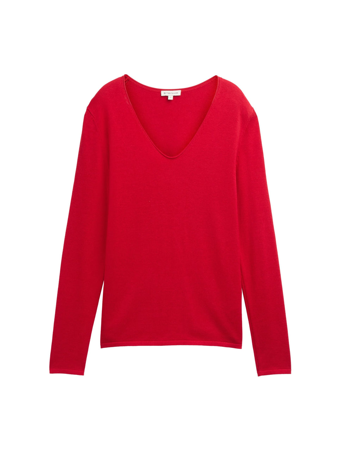 Sweater Basic V-Neck - Red
