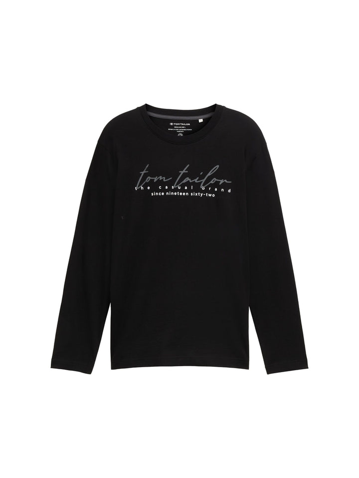 Printed Longsleeve - Black