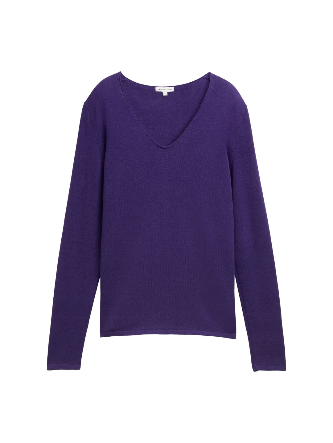 Sweater Basic V-Neck - Violet