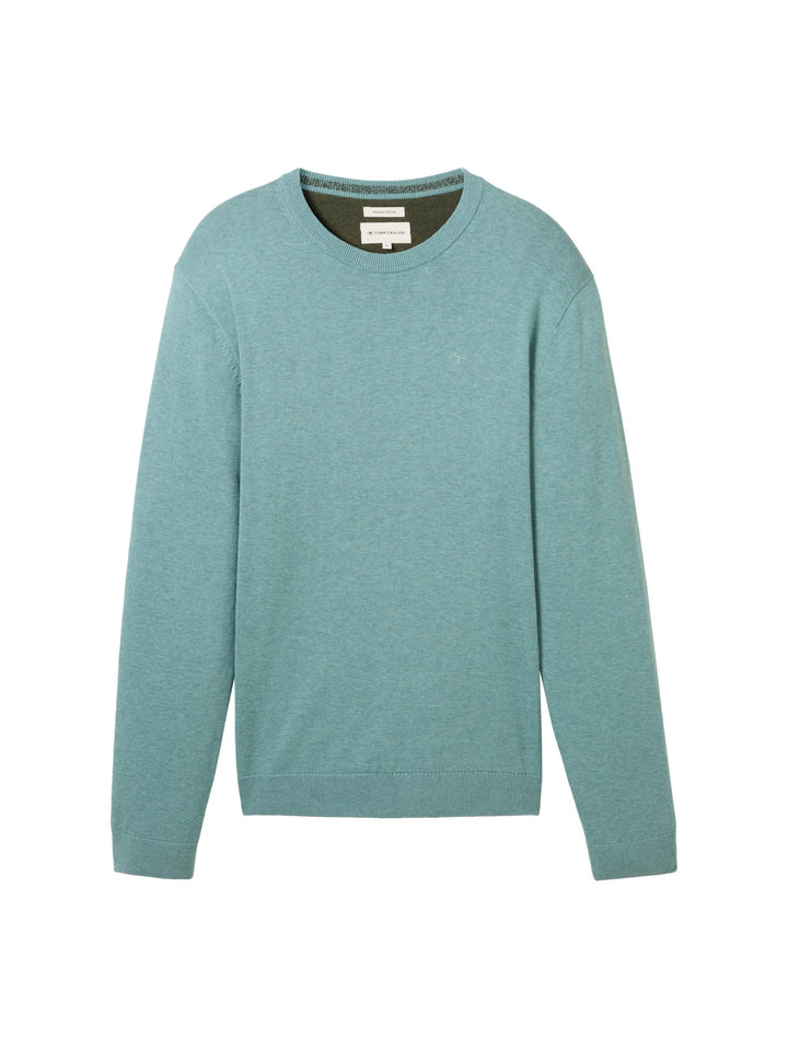 Basic Crewneck Knit - Blue