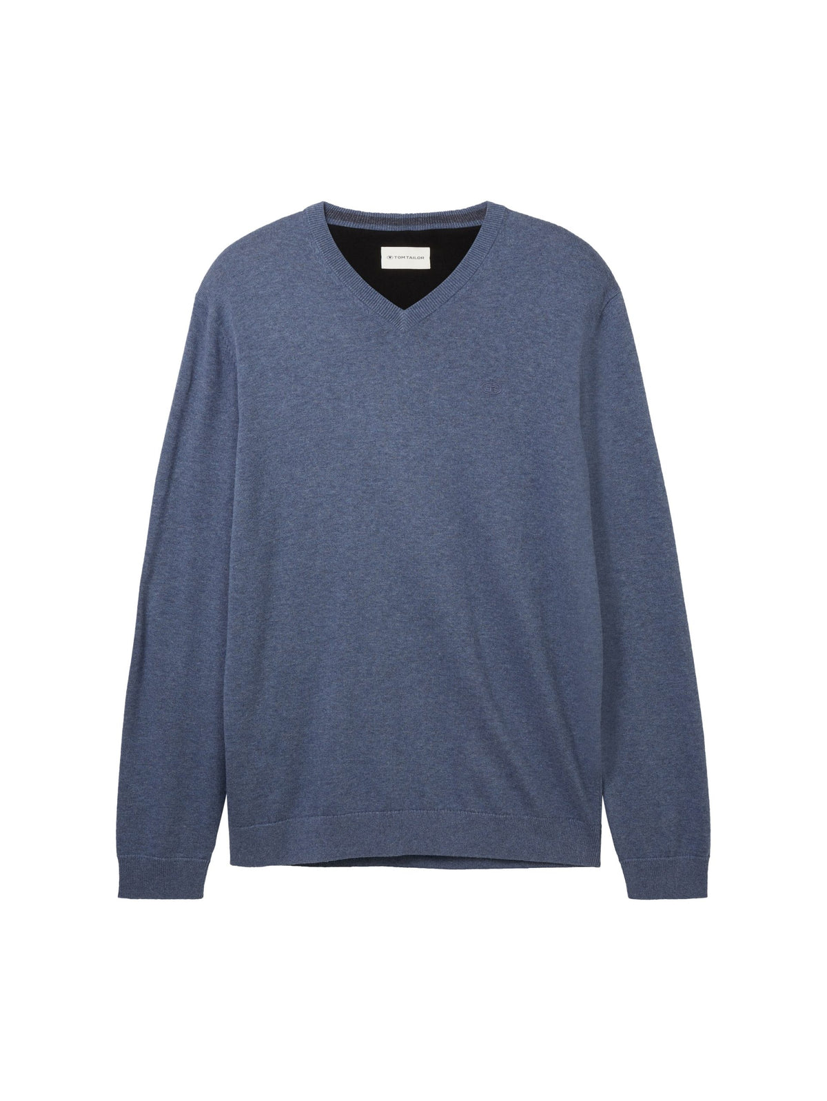 Basic V-Neck Knit - Blue