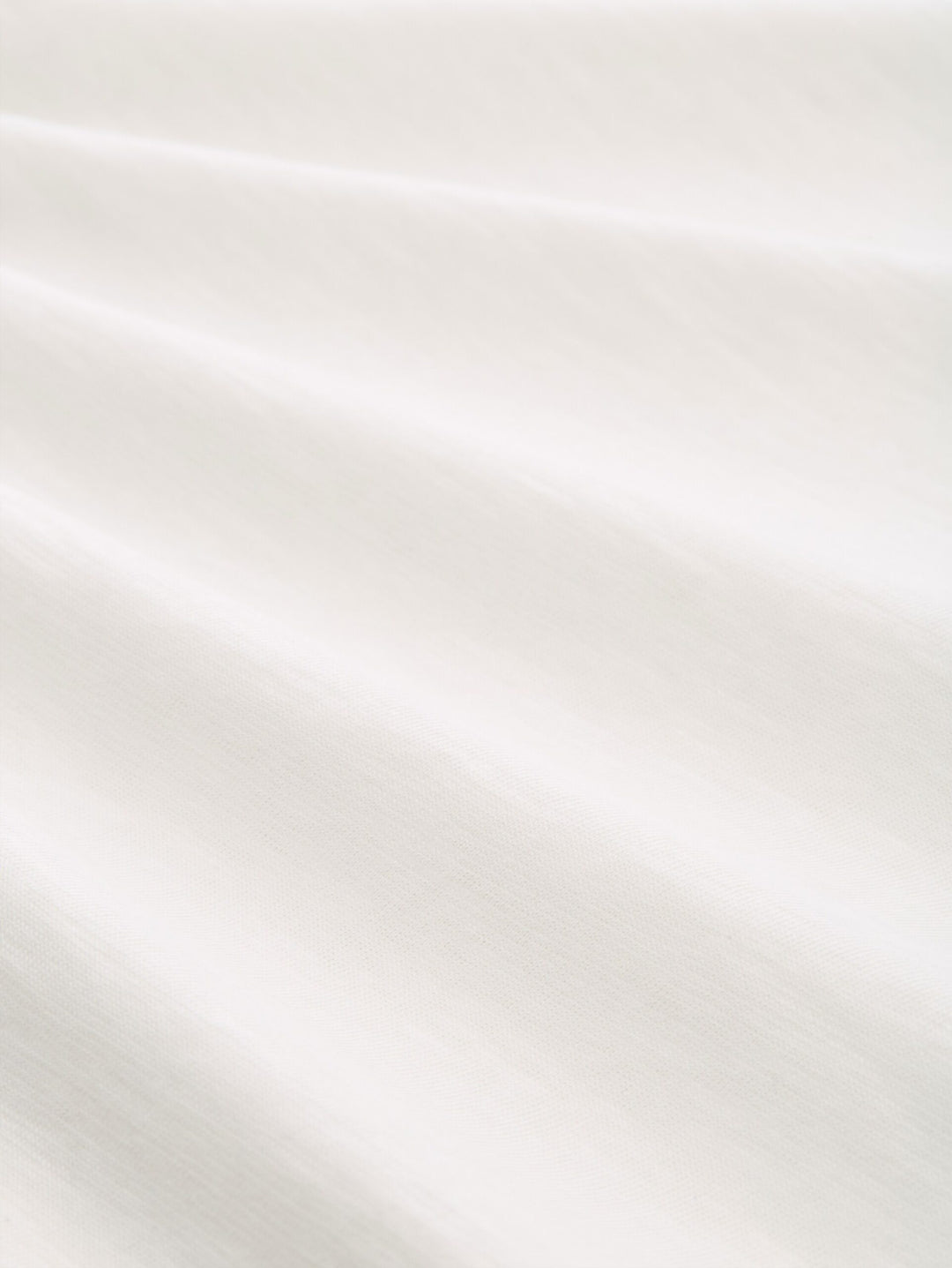 Basic long-sleeved cotton shirt - White