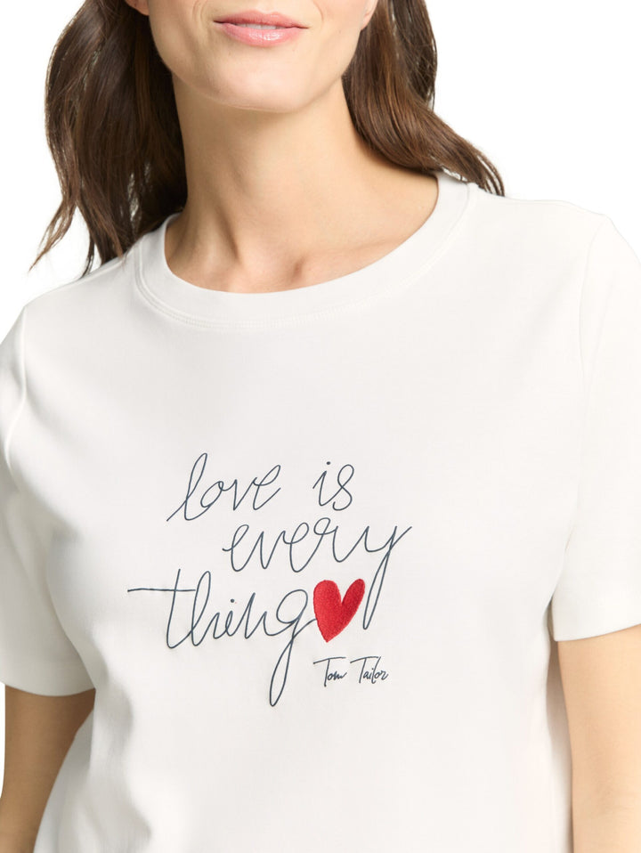 Cotton T-shirt - White