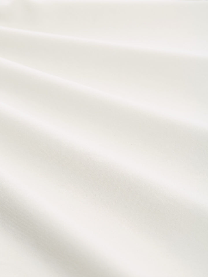 Long-sleeved shirt with ruffles - White