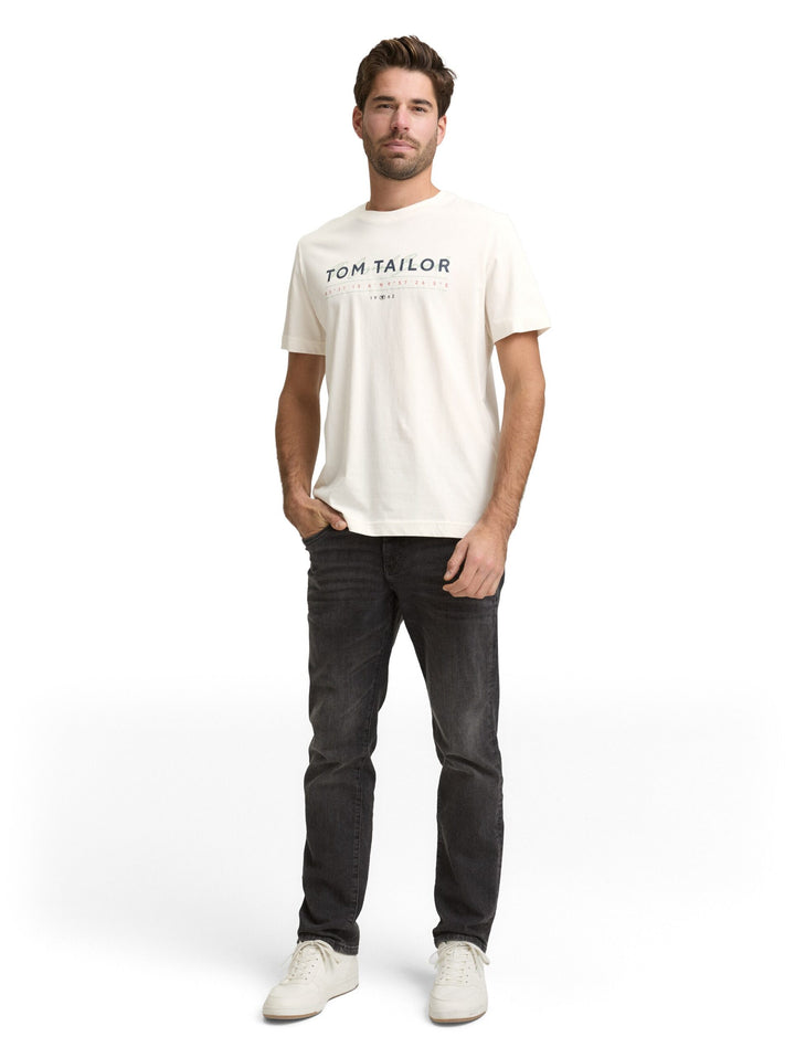 T-shirt with logo print - Brown