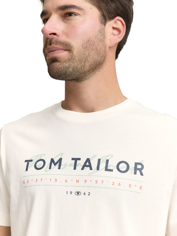 T-shirt with logo print - Brown