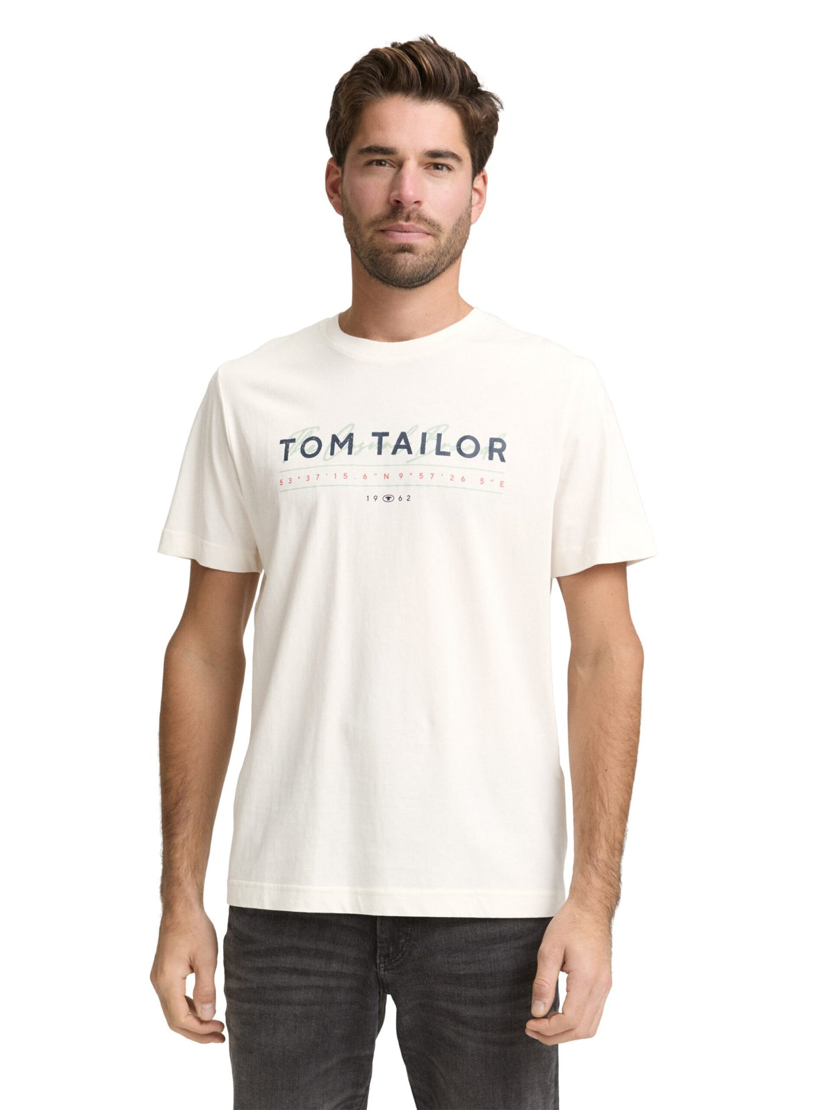 T-shirt with logo print - Brown