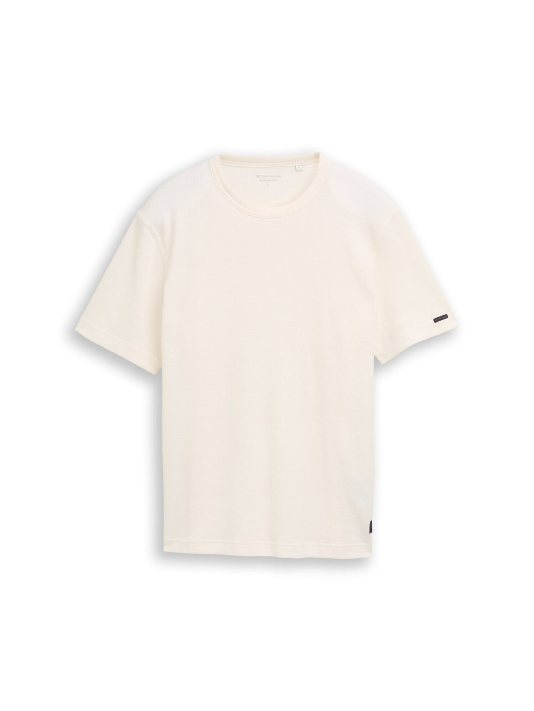 T-shirt with waffle texture - Brown
