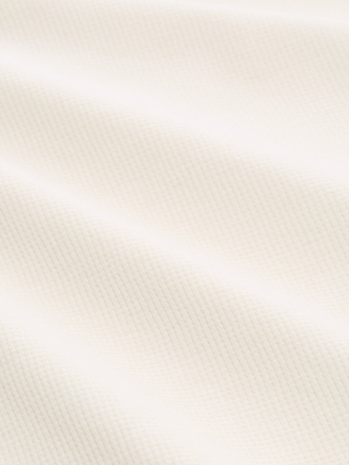 T-shirt with waffle texture - Brown