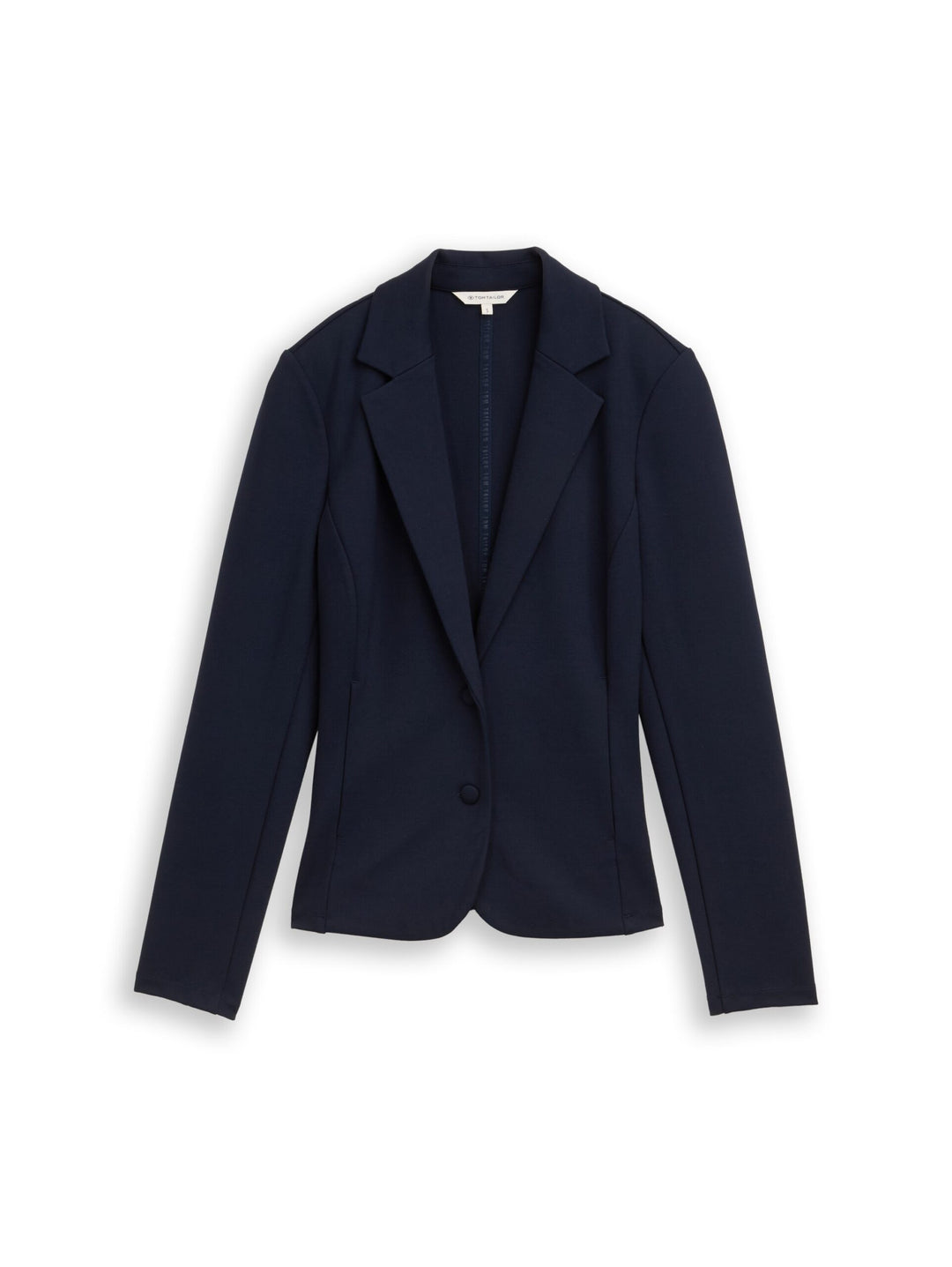 Slim fit blazer with slit pockets - Blue