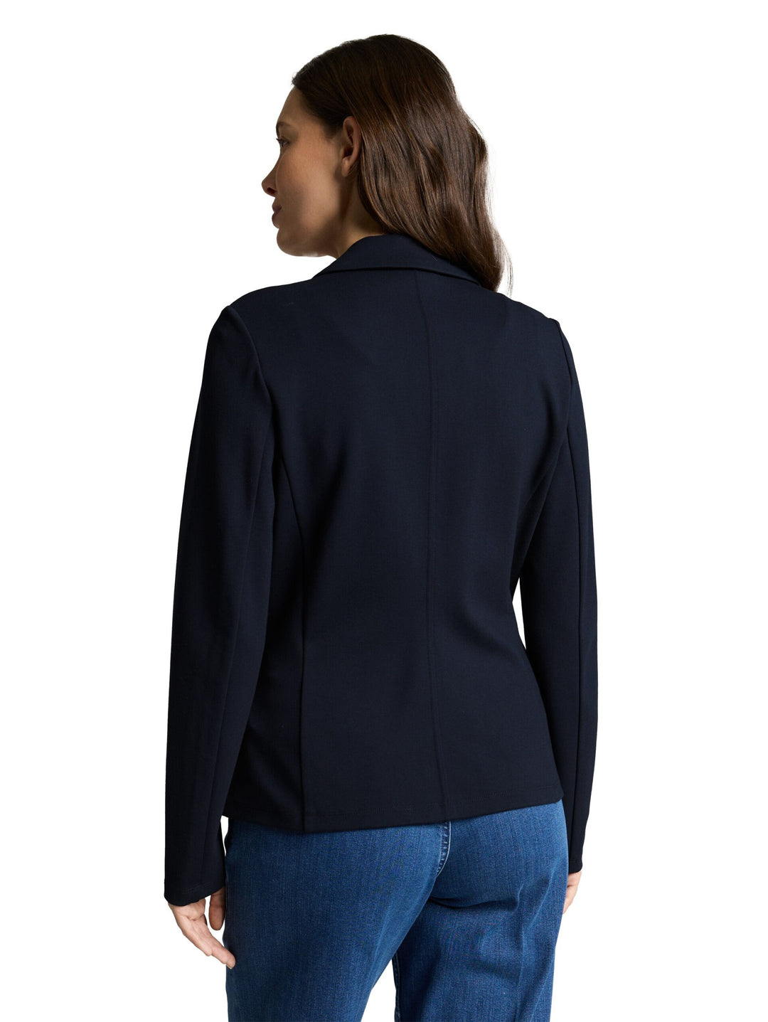 Slim fit blazer with slit pockets - Blue