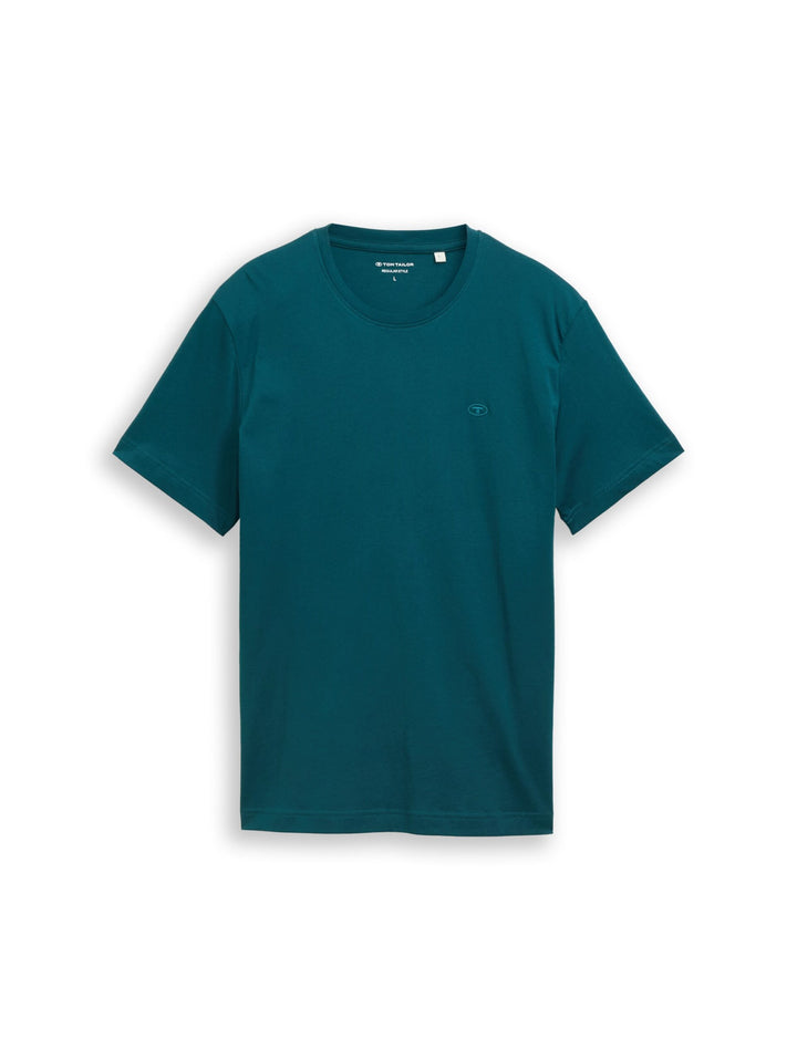 T-shirt with logo embroidery - Green