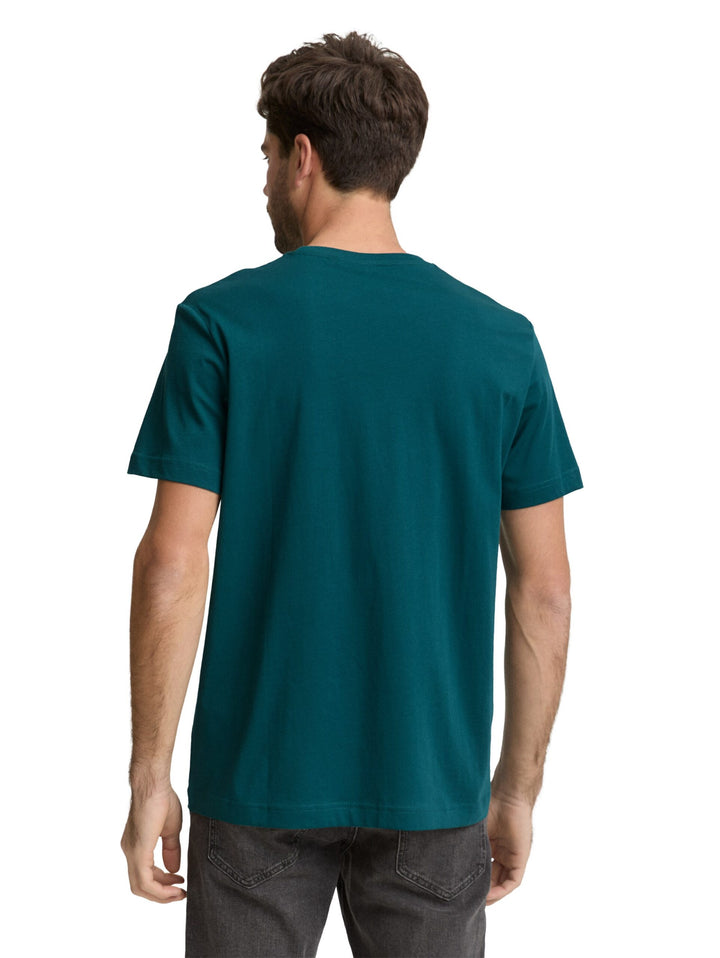 T-shirt with logo embroidery - Green