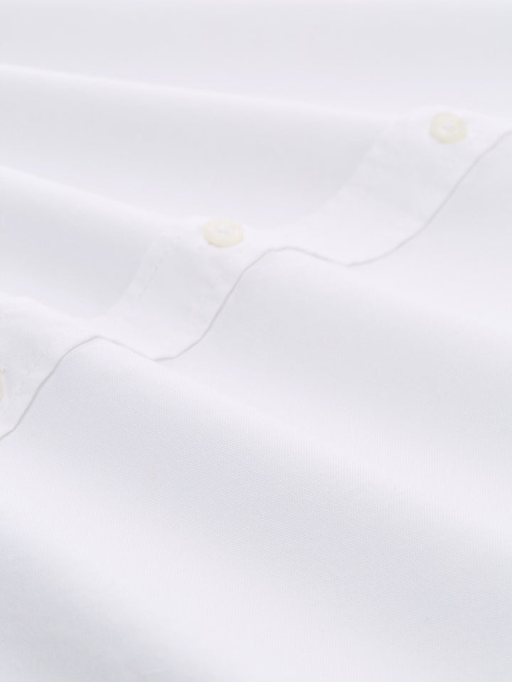 Regular fit shirt in poplin - White