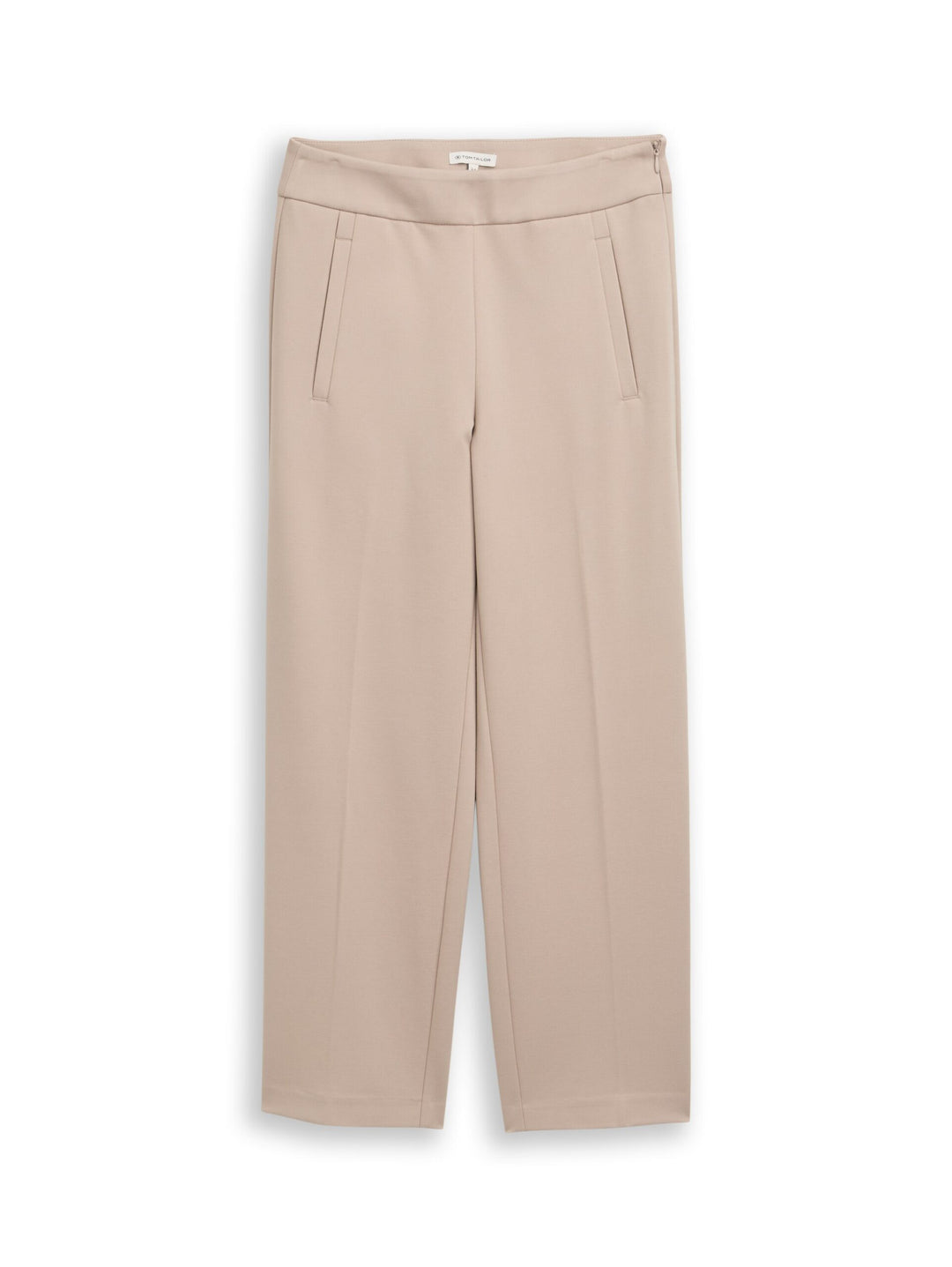 STRAIGHT Cropped Trousers - Gray