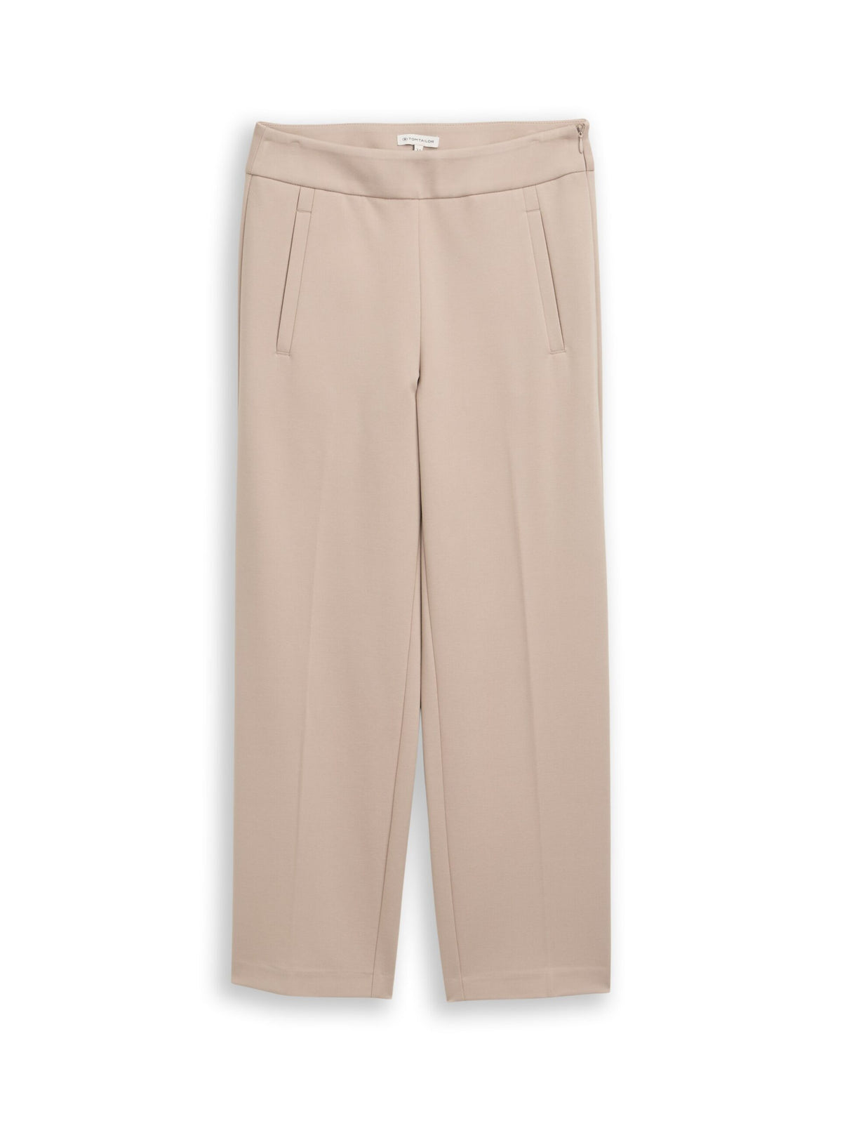 STRAIGHT Cropped Trousers - Gray