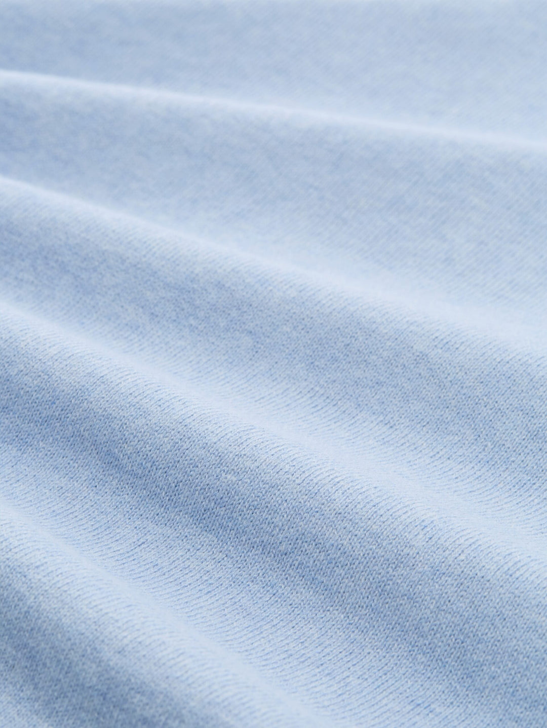 Loose fit knitted jumper with cashmere blend - Blue
