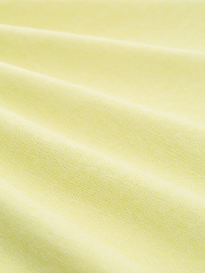 Loose fit cardigan with cashmere blend - Light Yellow
