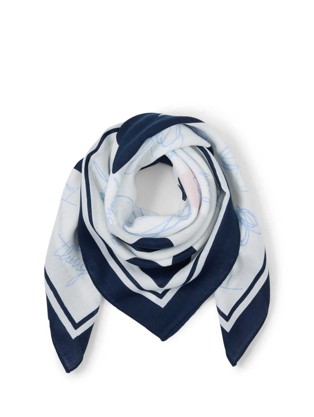 Patterned neckerchief - Light Blue